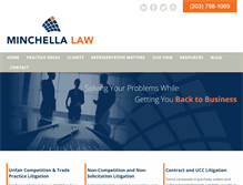 Tablet Screenshot of minchellalaw.com